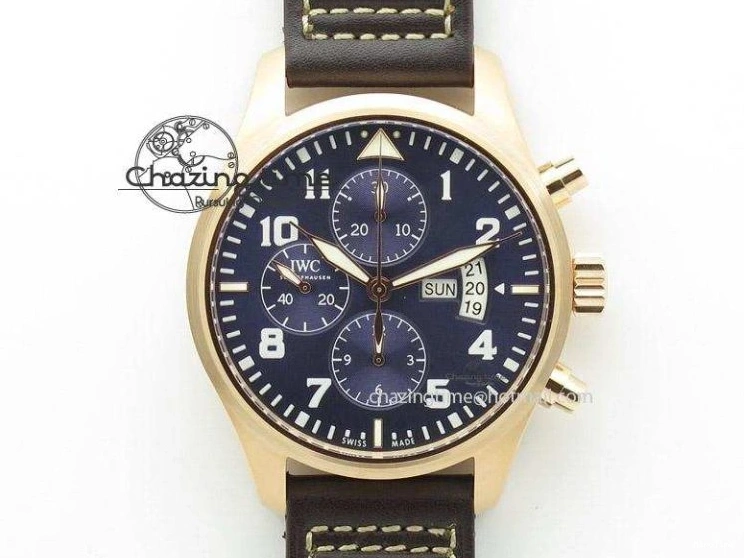 MIROTIME 0413 HighQuality Mark XVIII IW327010 SS M+F 1:1 Best Edition Brown Dial on Brown Leather Strap A 7049